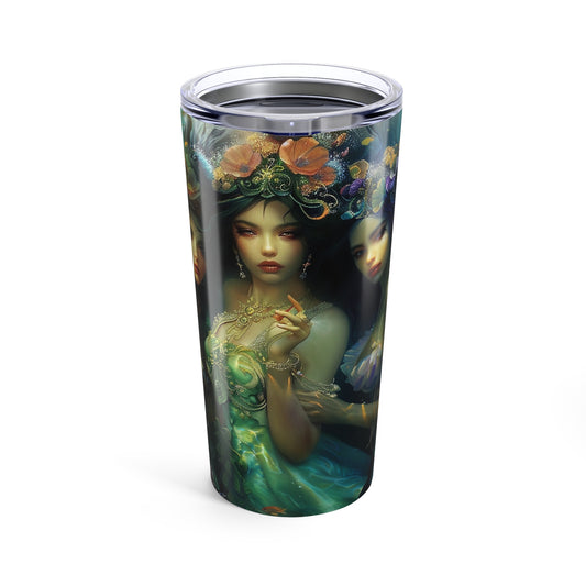 06 Mermaid Tumbler, Water Goddesses, Mermaidcore, Fairycore, Goddess, Stainless Steel Travel Tumbler 20oz