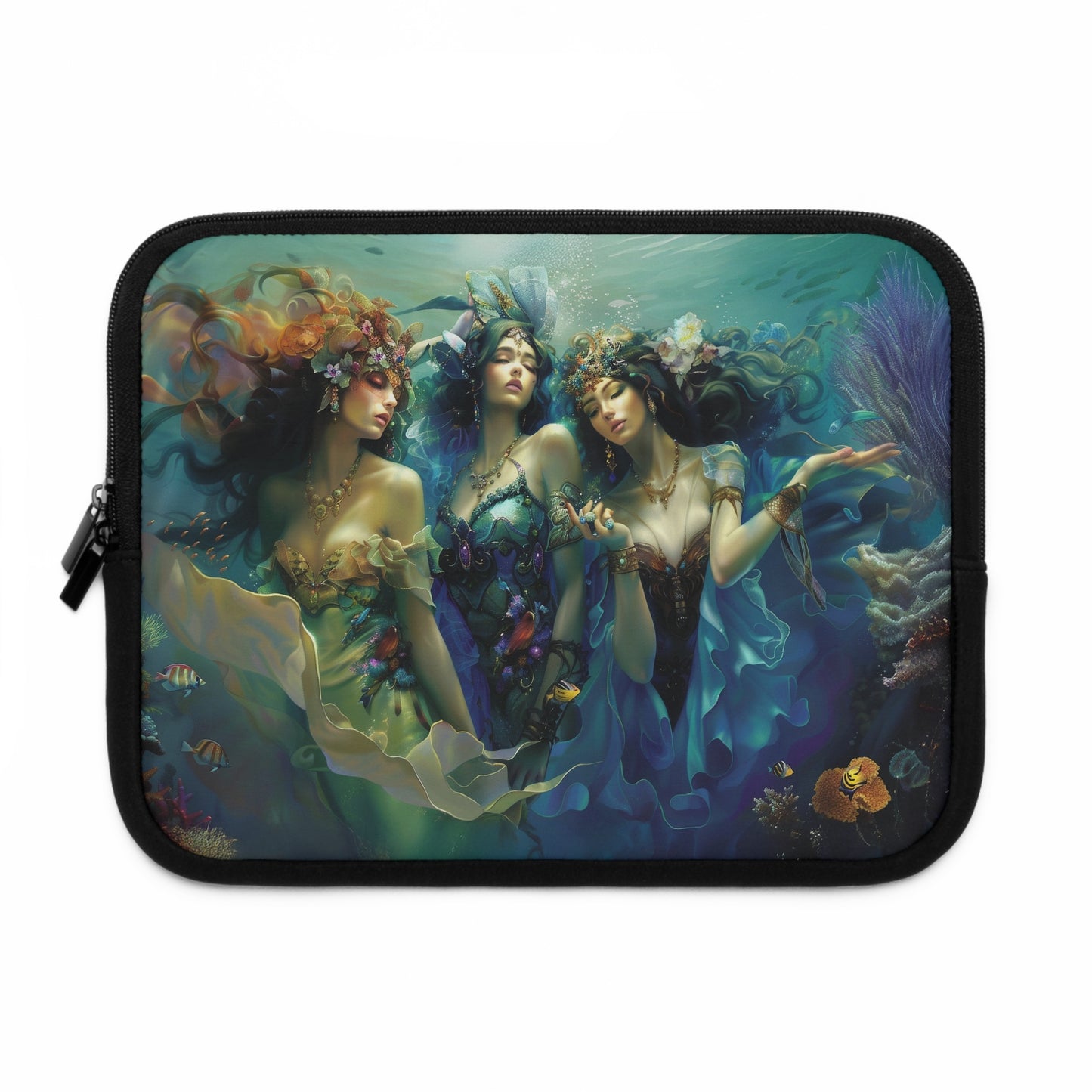 Flowy Water Goddesses - Mermaidcore, Fantasy Fairycore Laptop, Tablet, Device Protection Sleeves  (5 sizes)