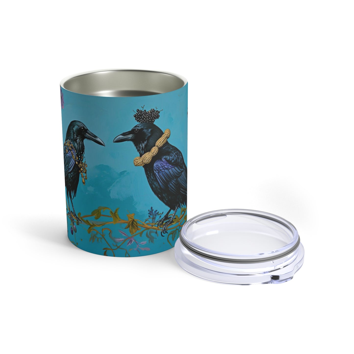 Raven Crow Fancy Dress Party - Funny Bird Gift, Coffee or Tea Tumbler 10oz