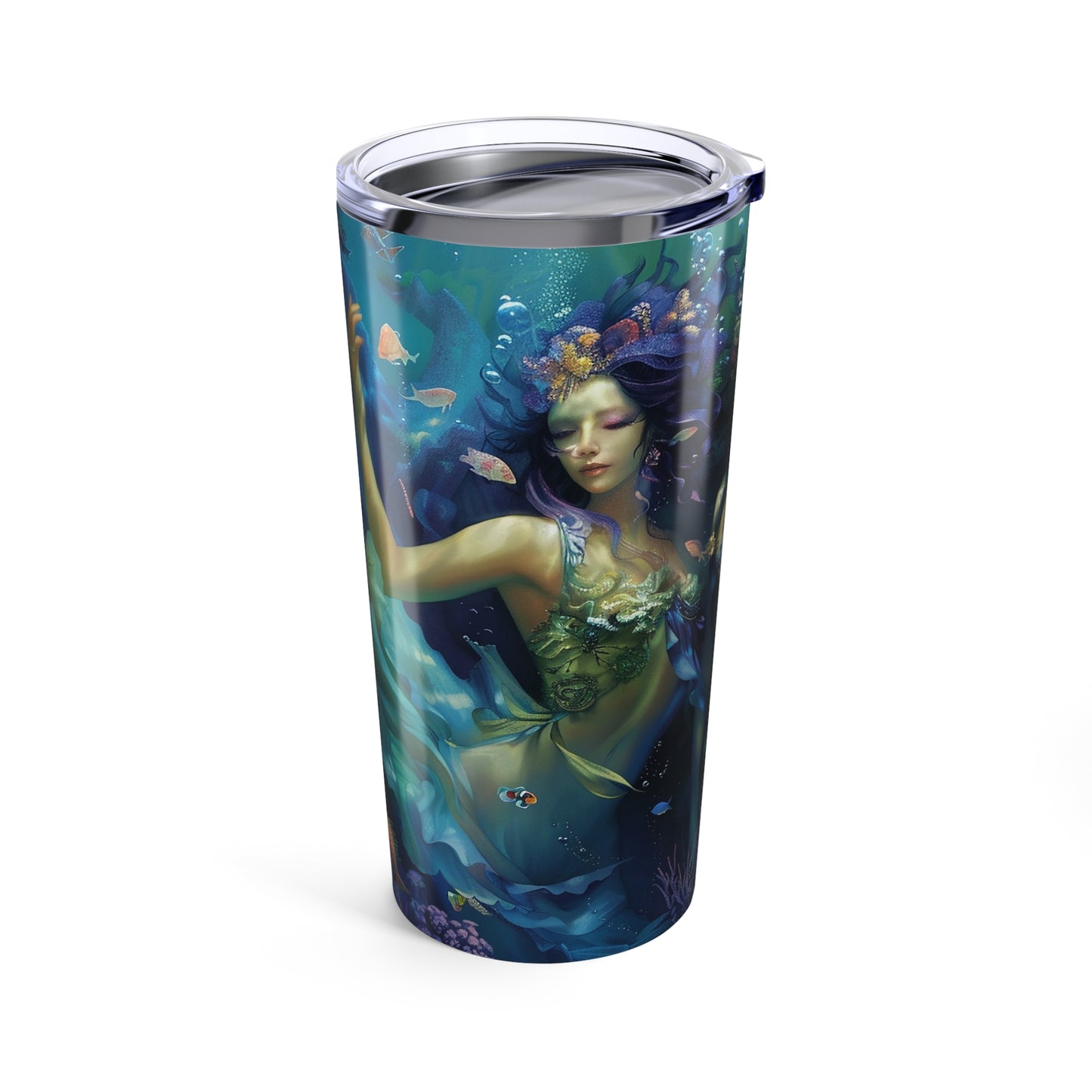 03 Water Goddesses, To-go Coffee Cup, Mermaidcore, Fairycore, Goddess, Stainless Steel Travel Tumbler 20oz
