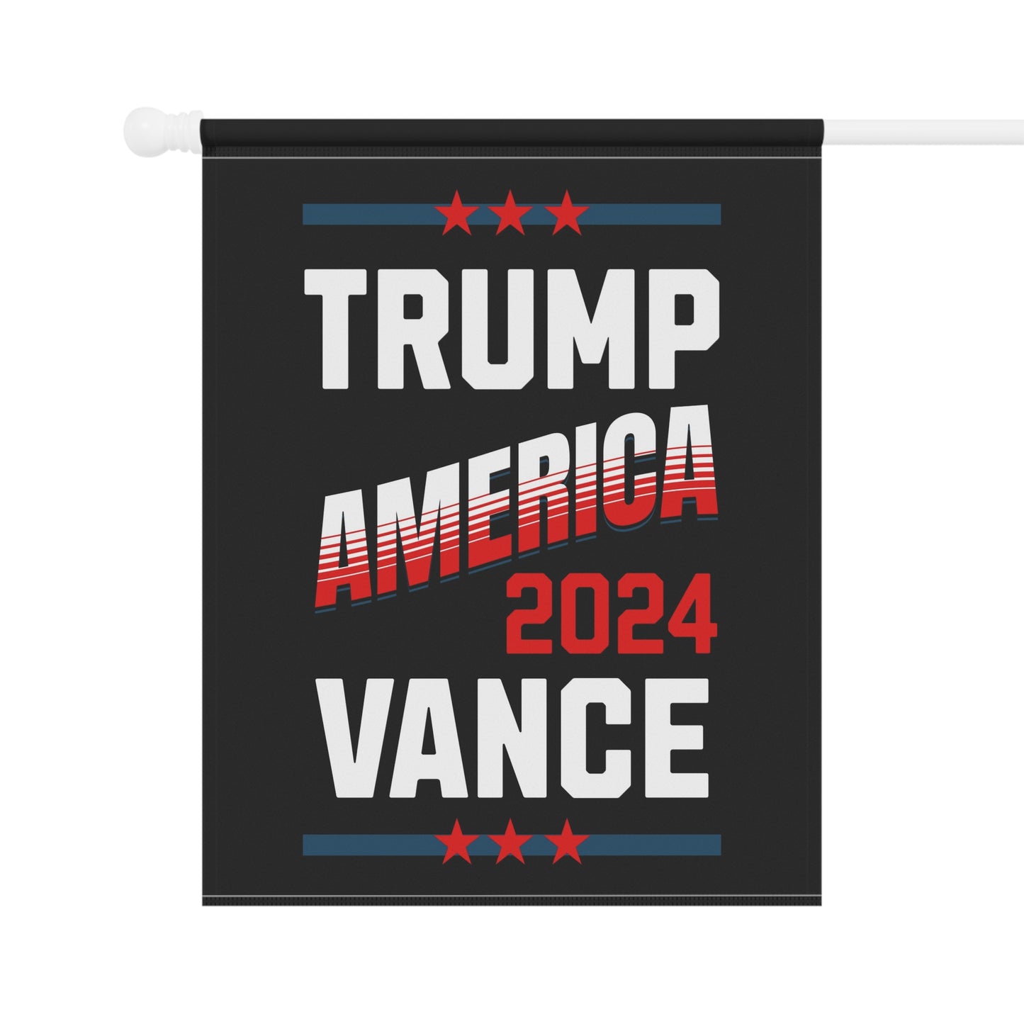 Trump Vance 2024 Republican Presidential Election Garden & House Vintage Flag Banner