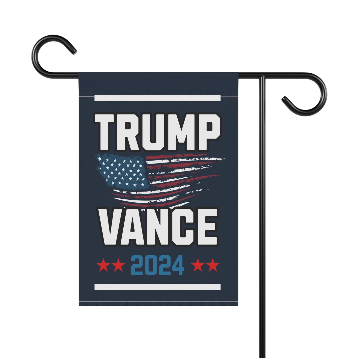 Trump Vance 2024 Republican Presidential Election Garden & House Vintage Flag Banner