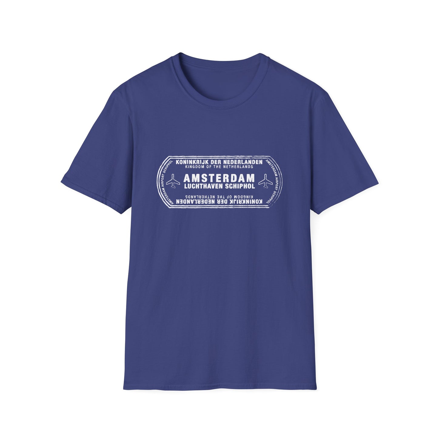 Amsterdam Netherlands Passport Stamp Vacation Travel T-shirt