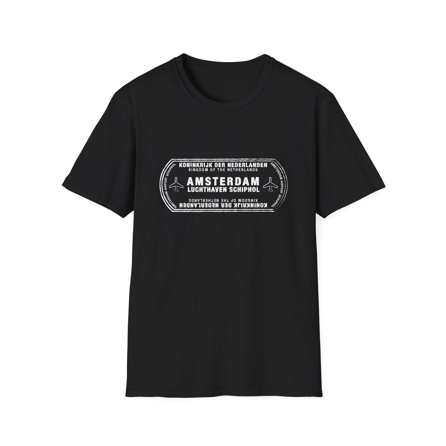 Amsterdam Netherlands Passport Stamp Vacation Travel T-shirt