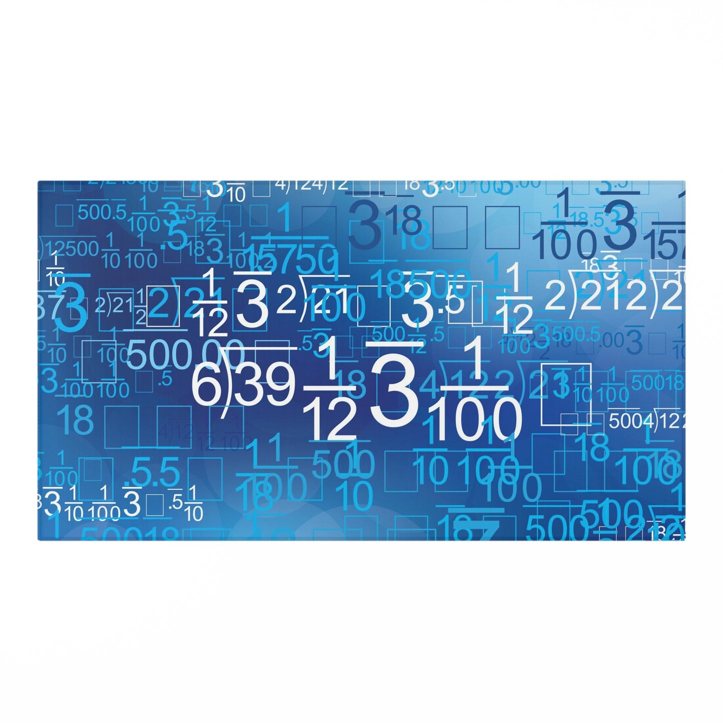 Math Equations Blue Dornier Indoor Outdoor Dornier Rug (2 sizes)