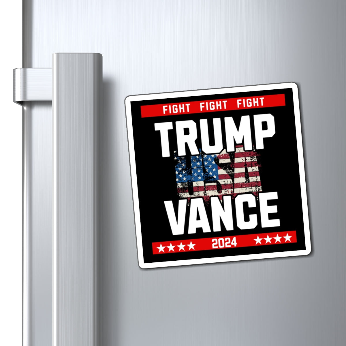 Trump Vance 2024 Republican Presidential Election Fight Refrigerator Magnets (3 sizes)