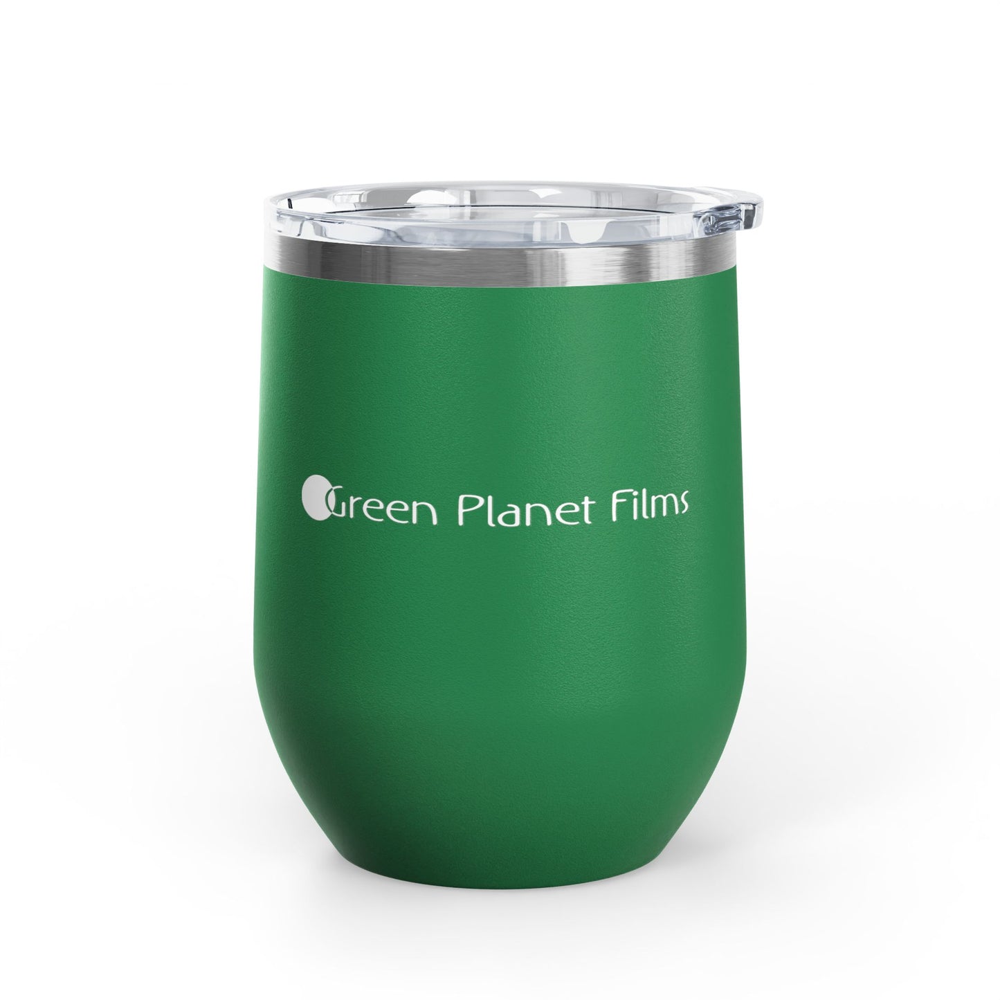 Green Planet Films 12oz Wine Tumbler — Insulated Stainless Steel Travel Cup