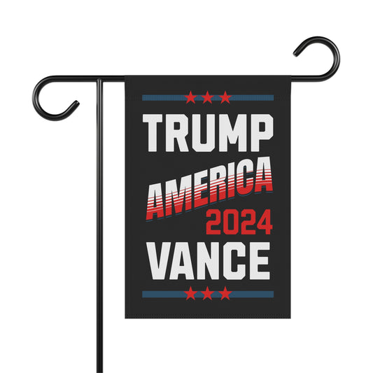 Trump Vance 2024 Republican Presidential Election Garden & House Vintage Flag Banner