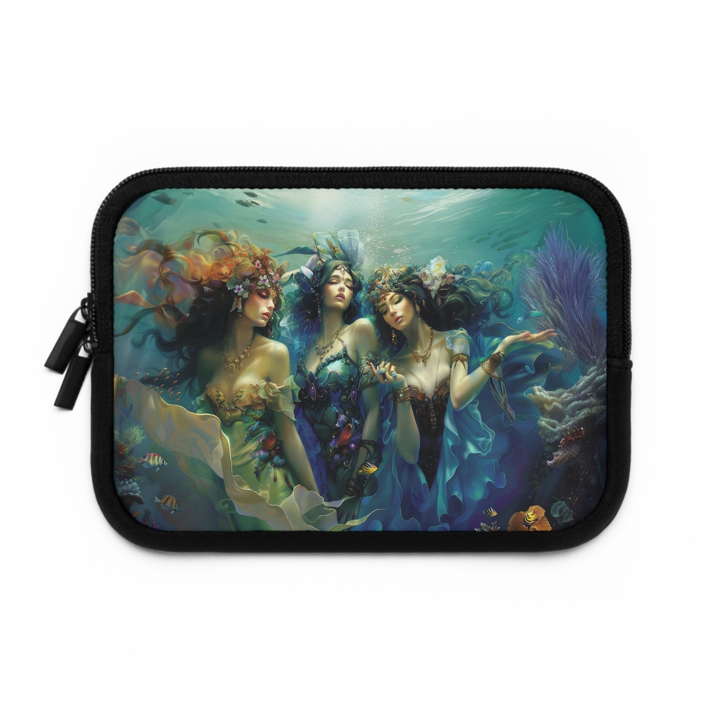 Flowy Water Goddesses - Mermaidcore, Fantasy Fairycore Laptop, Tablet, Device Protection Sleeves  (5 sizes)