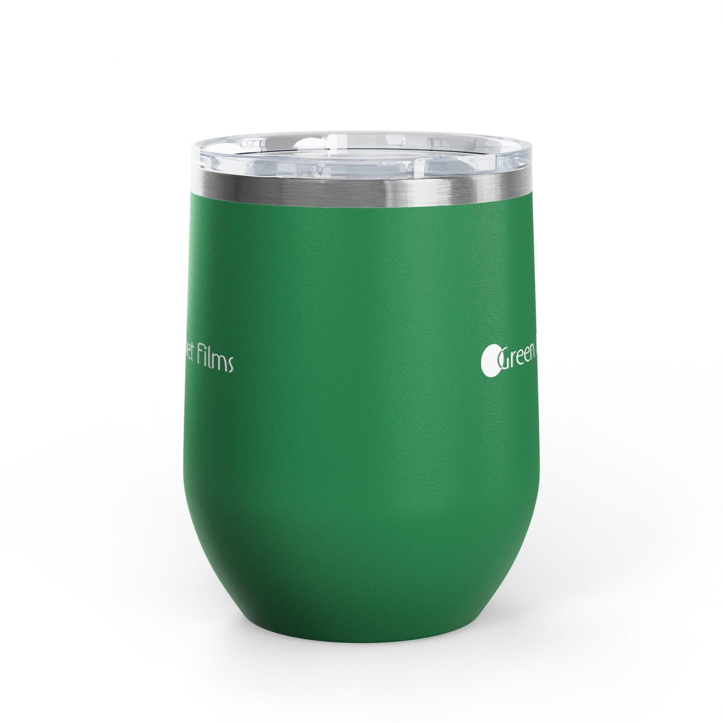 Green Planet Films 12oz Wine Tumbler — Insulated Stainless Steel Travel Cup