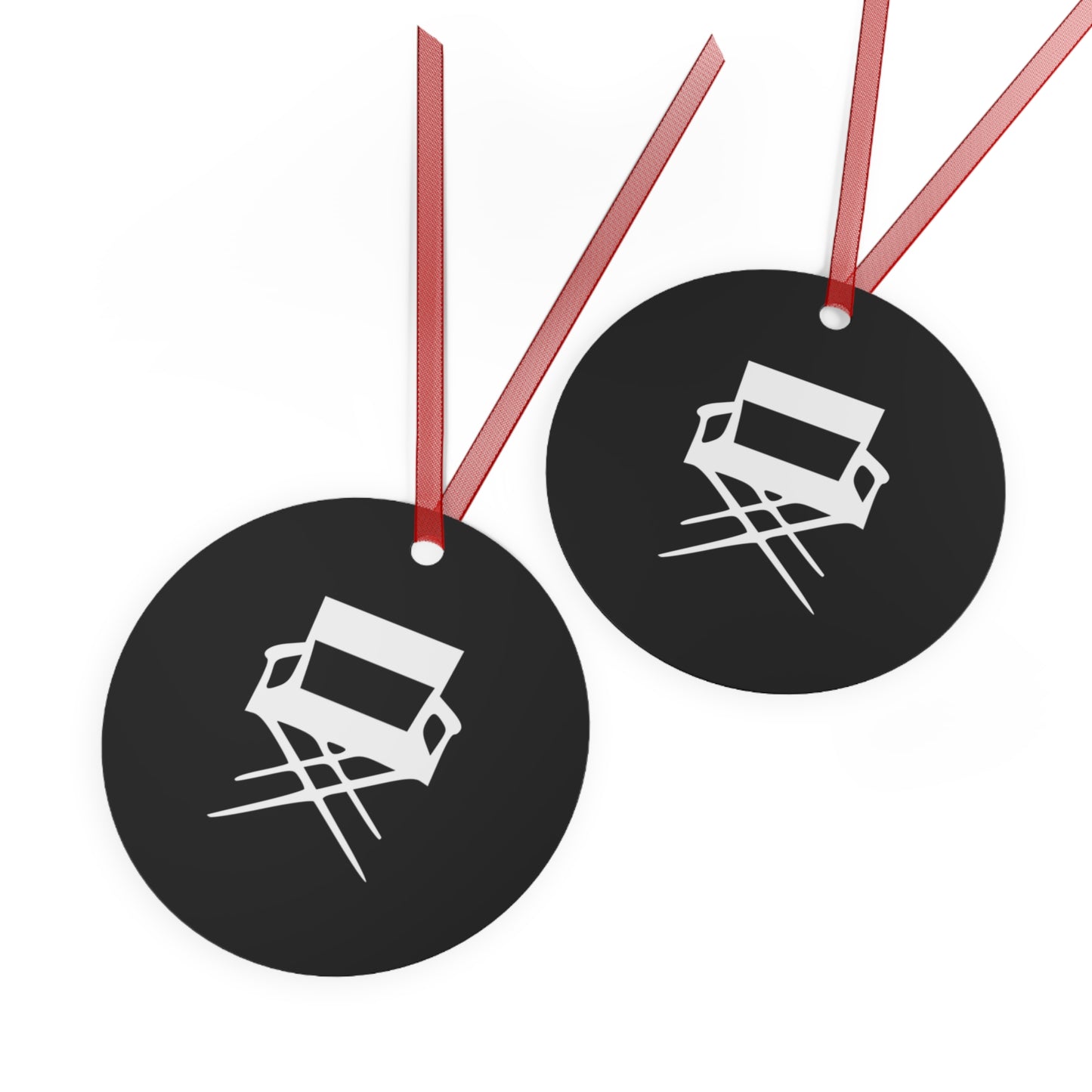 Film Director Chair Metal Ornament for Filmmakers and Film Students