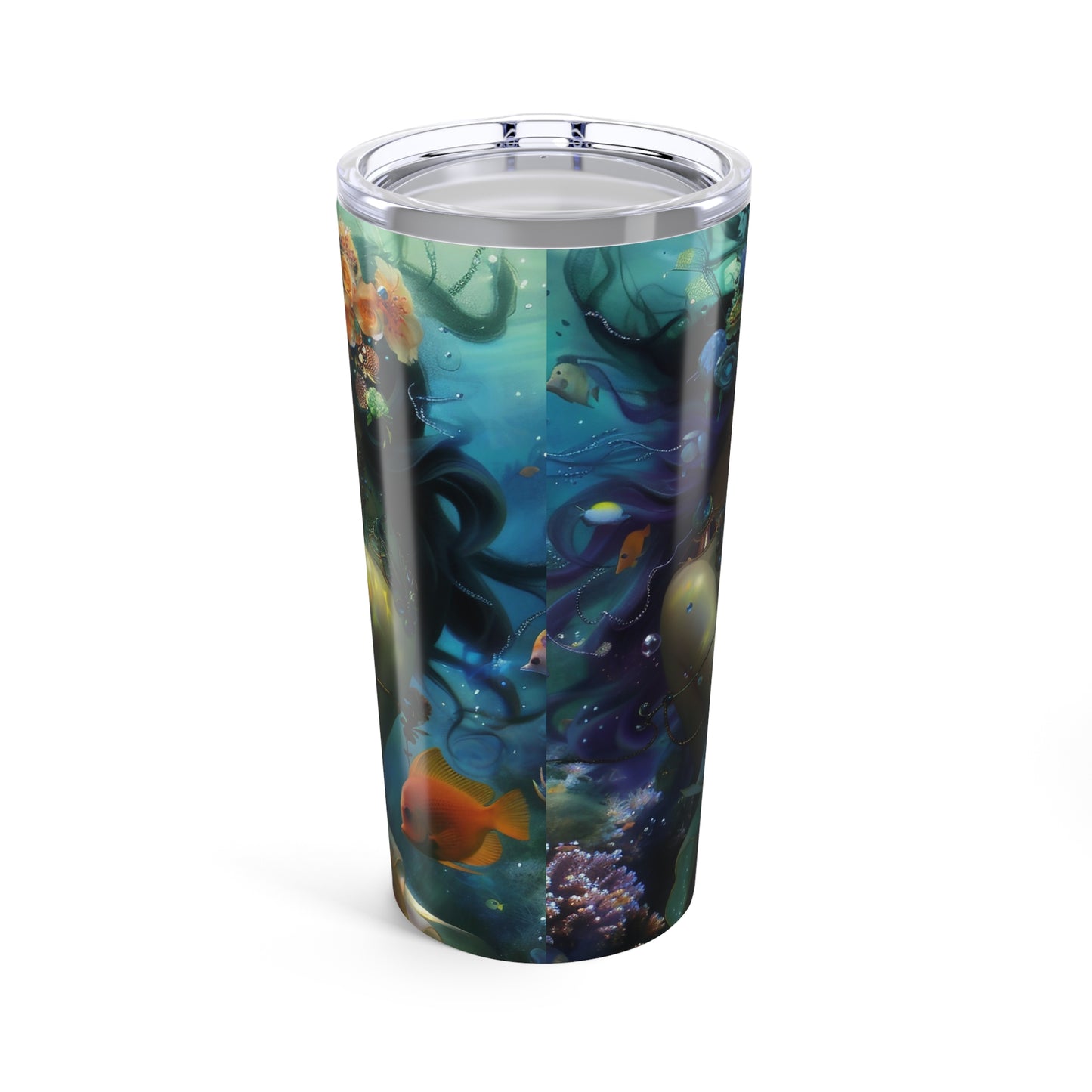 11 - Mermaid Tumbler, Water Goddesses, Mermaidcore, Fairycore, Goddess, To-go Coffee Cup, Stainless Steel Travel Tumbler 20oz