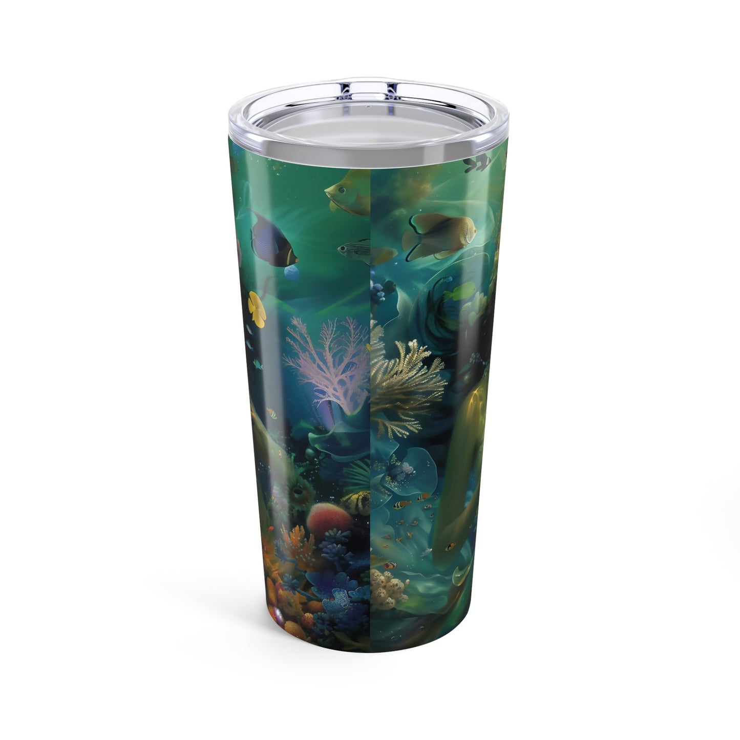 09 Mermaid Tumbler, To-go Coffee Cup, Water Goddesses, Mermaidcore, Fairycore, Goddess, Stainless Steel Travel Tumbler 20oz