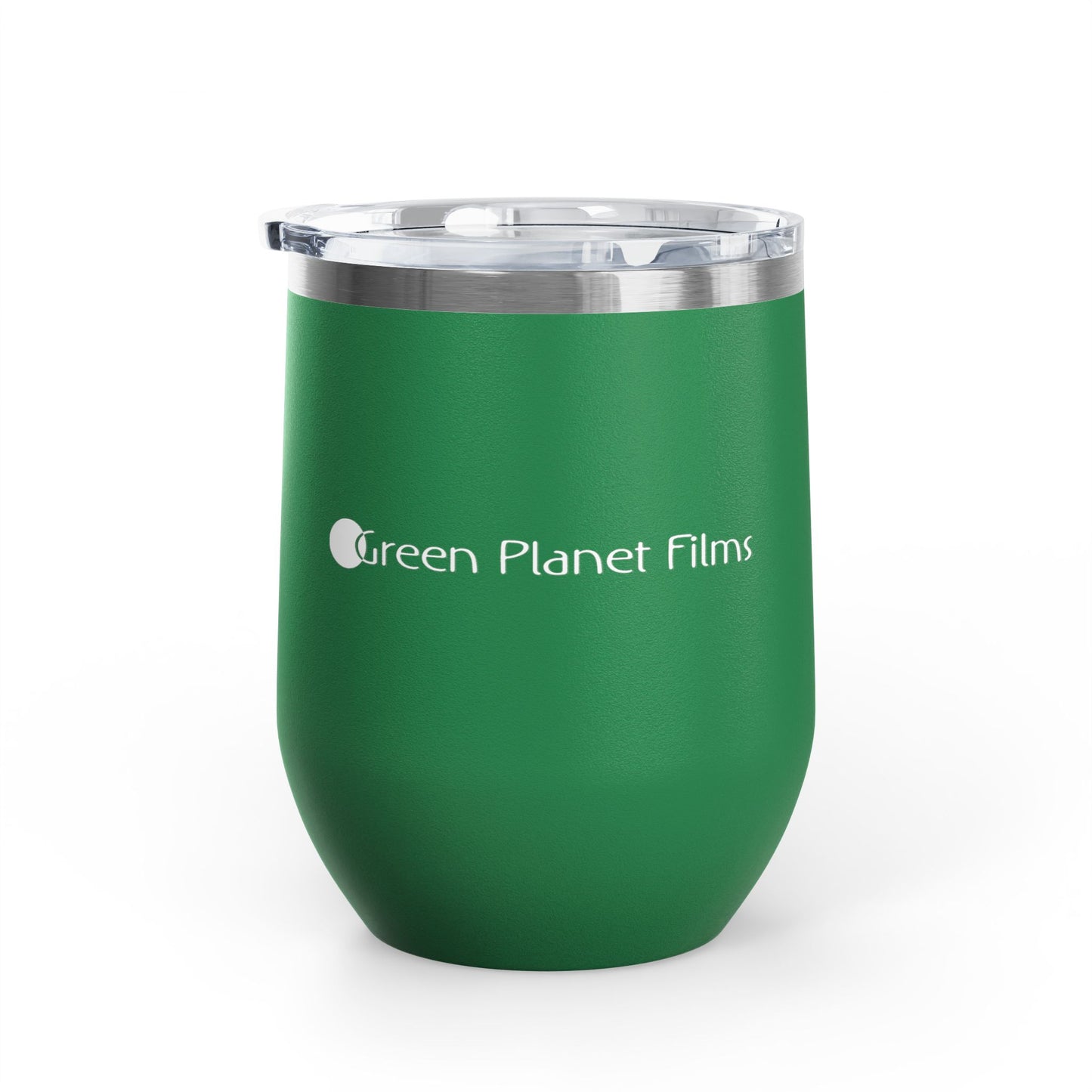 Green Planet Films 12oz Wine Tumbler — Insulated Stainless Steel Travel Cup
