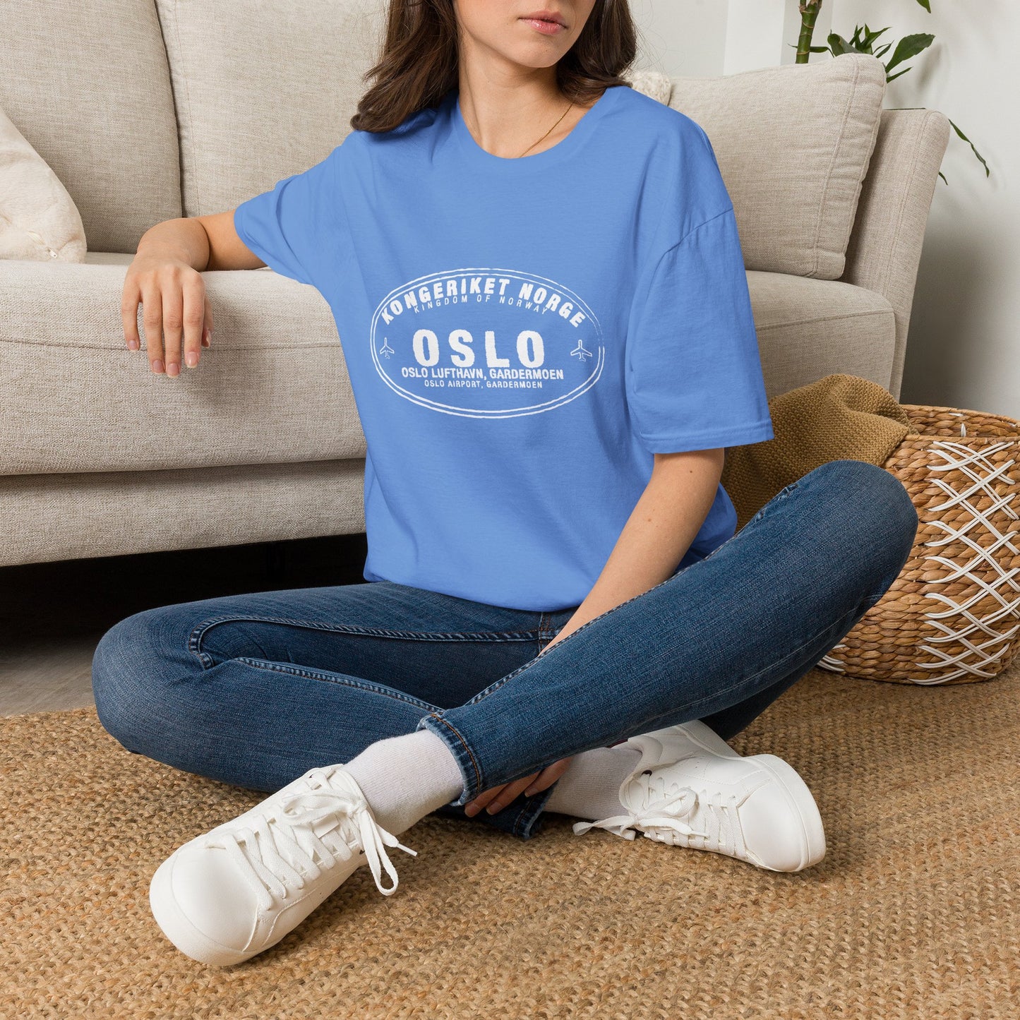Oslo Norway Passport Stamp Vacation Travel Unisex T-shirt