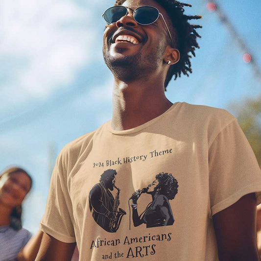 2024 Black History: African Americans and the Arts - Music Unisex t-shirt