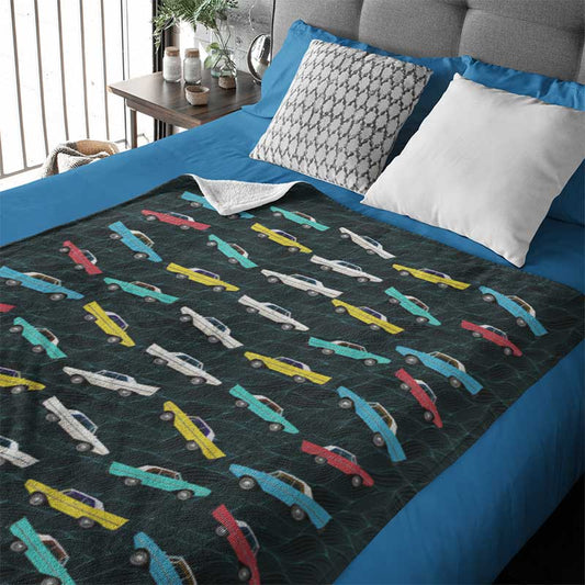 Amphicar 770 Minky Blanket, Gift for Car Enthusiast, Car gift, Car Gifts for Men 50x60 inches