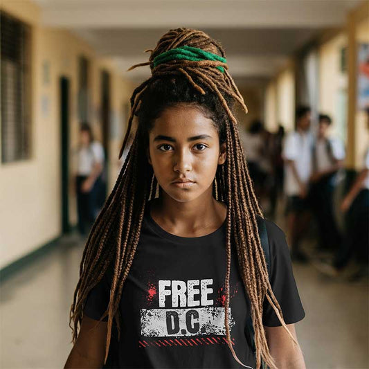 Free DC - Protest Military Takeover Unisex Softstyle Tee, Resist Political Events, Activist Shirt, Protest Rally Apparel