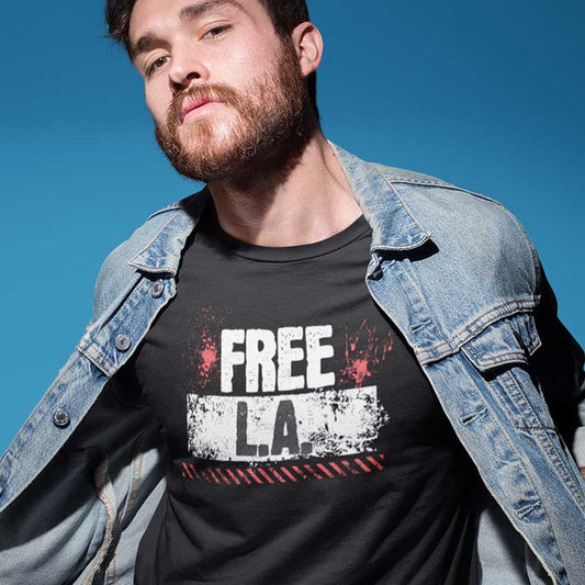 Free L.A. - Protest Military Takeover of Los Angeles, Unisex T-shirt, Resist Political Events, Activist Shirt, Protest Rally Tee Apparel