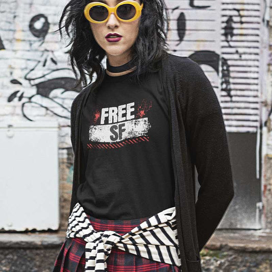 Free SF - Protest Military Takeover of San Francisco, Unisex T-shirt, Resist Political Events, Activist Shirt, Protest Rally Tee Apparel