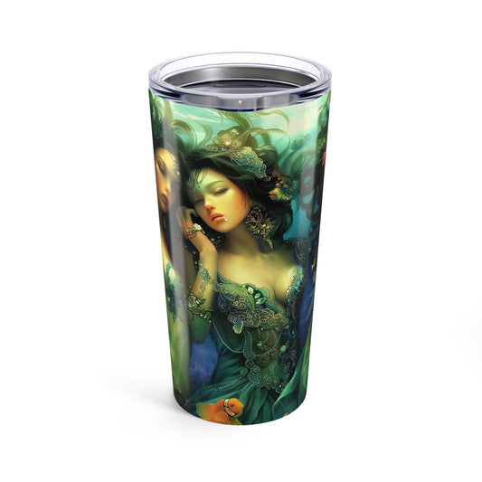 04 Water Goddesses, Coffee Cup, Mermaidcore, Fairycore, Goddess, Flowy, Dreamy Stainless Steel Travel Tumbler 20oz