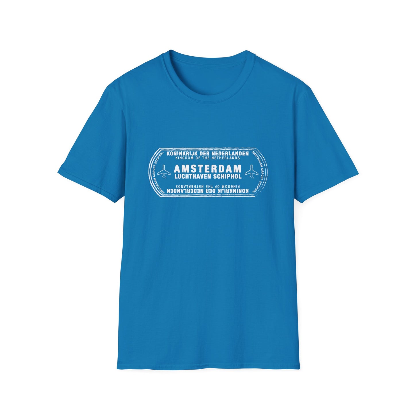 Amsterdam Netherlands Passport Stamp Vacation Travel T-shirt