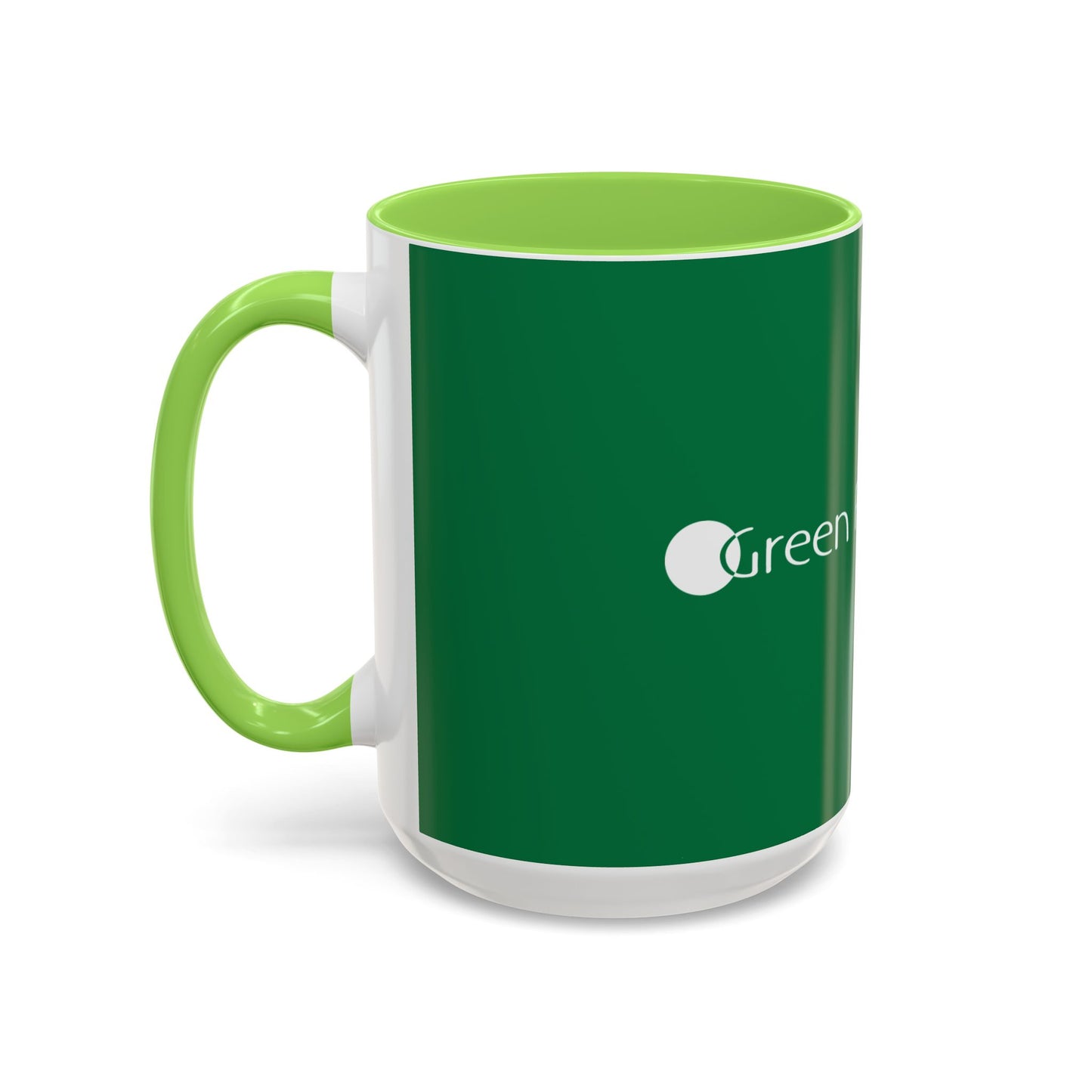 Green Planet Films Color Accent Mug — Eco Logo Coffee Cup (11oz & 15oz)