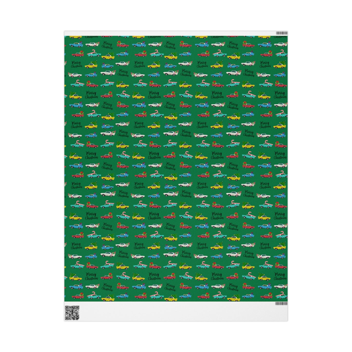 Amphicar 770 Merry Christmas Wrapping Paper for Holiday Gift Giving GREEN (3 sizes)