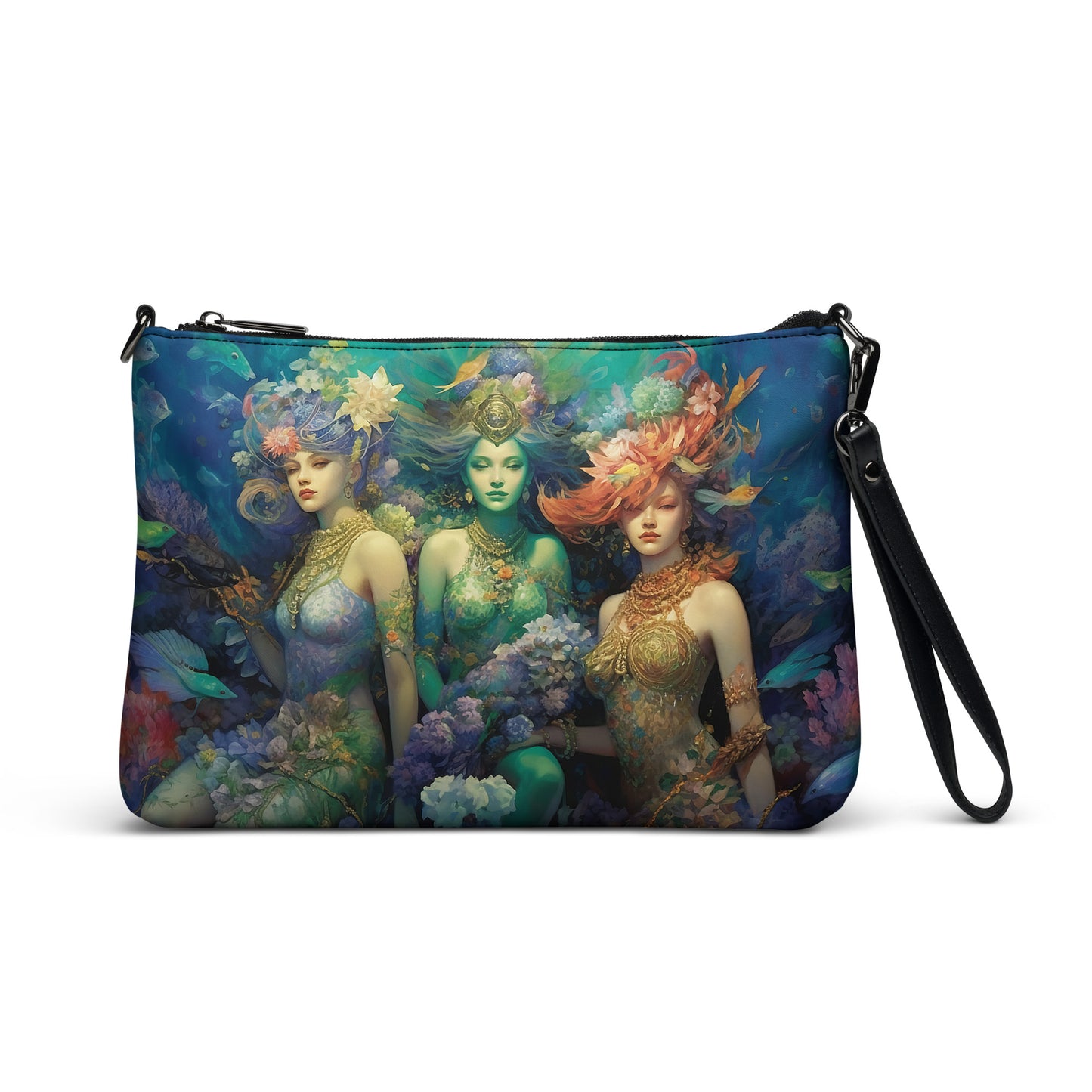 3 Dreamy Water Goddesses Crossbody Bag