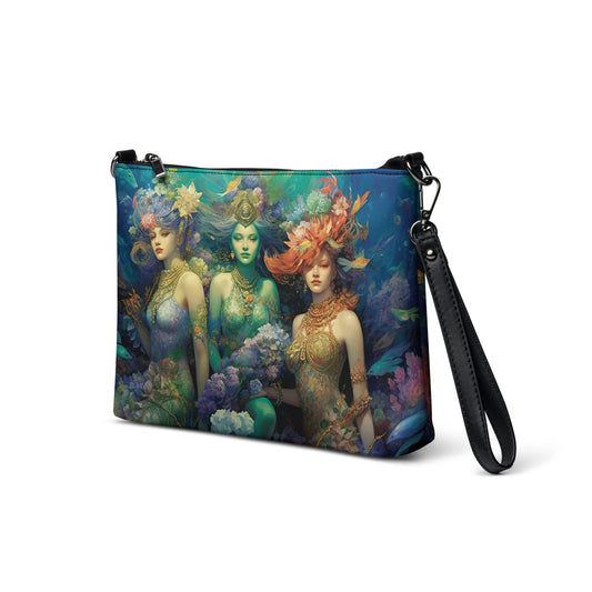 3 Dreamy Water Goddesses Crossbody Bag