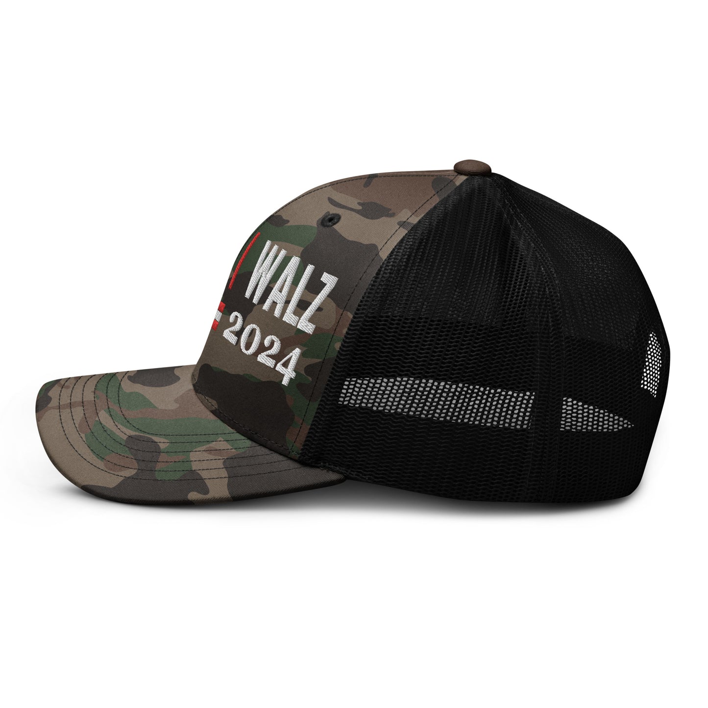 Harris Walz Hat, Camouflage Hat, Camo Cap, Harris Walz Cap, Harris Walz Cap, Baseball Cap, Embroidery, Embroidered Trucker Hat