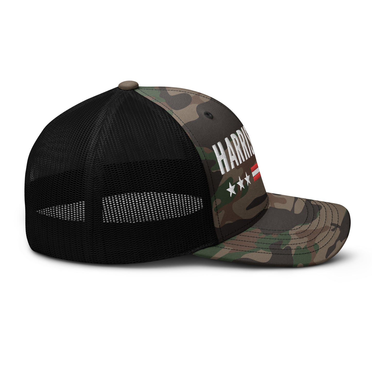 Harris Walz Hat, Camouflage Hat, Camo Cap, Harris Walz Cap, Harris Walz Cap, Baseball Cap, Embroidery, Embroidered Trucker Hat