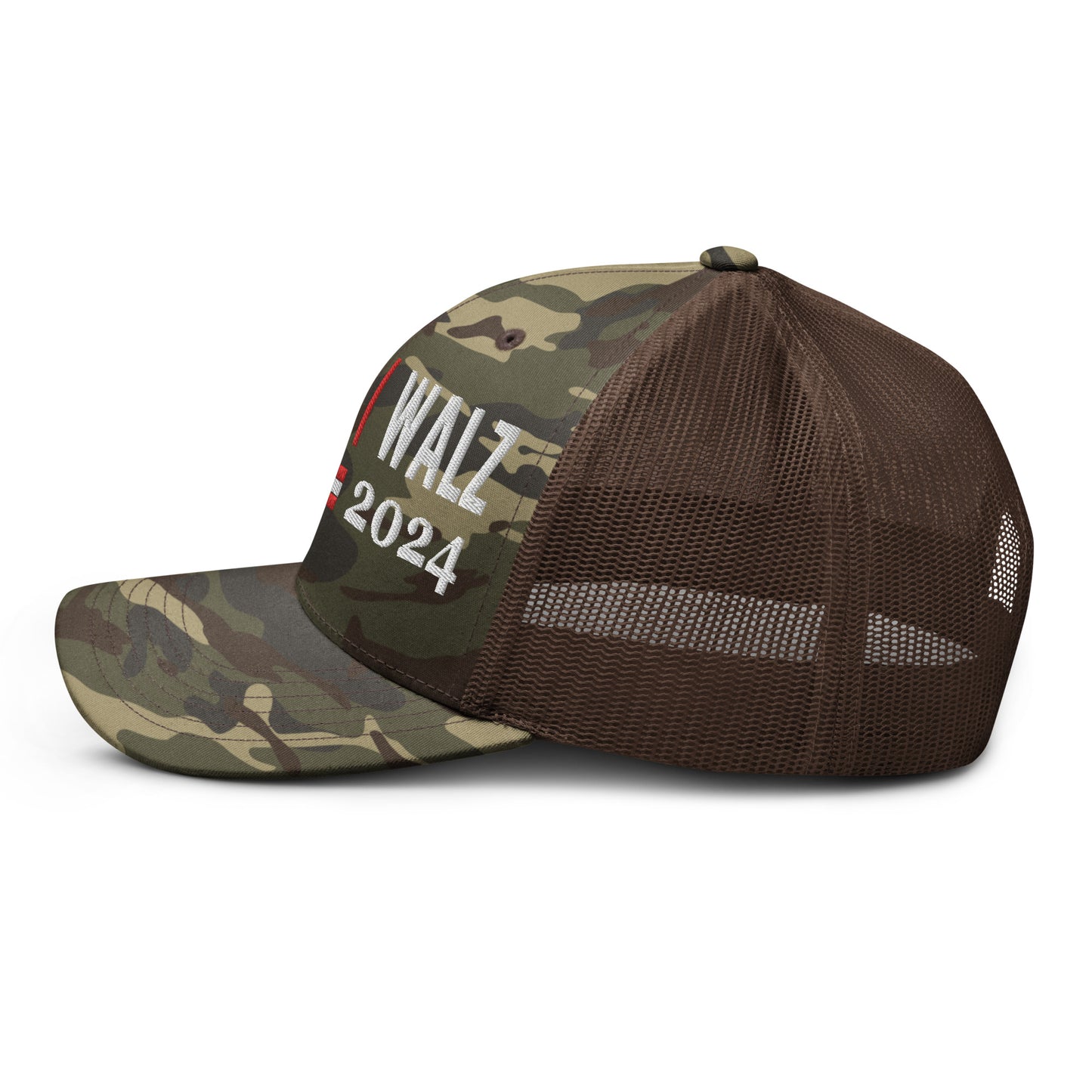 Harris Walz Hat, Camouflage Hat, Camo Cap, Harris Walz Cap, Harris Walz Cap, Baseball Cap, Embroidery, Embroidered Trucker Hat