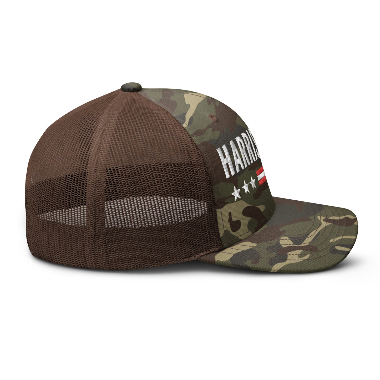 Harris Walz Hat, Camouflage Hat, Camo Cap, Harris Walz Cap, Harris Walz Cap, Baseball Cap, Embroidery, Embroidered Trucker Hat