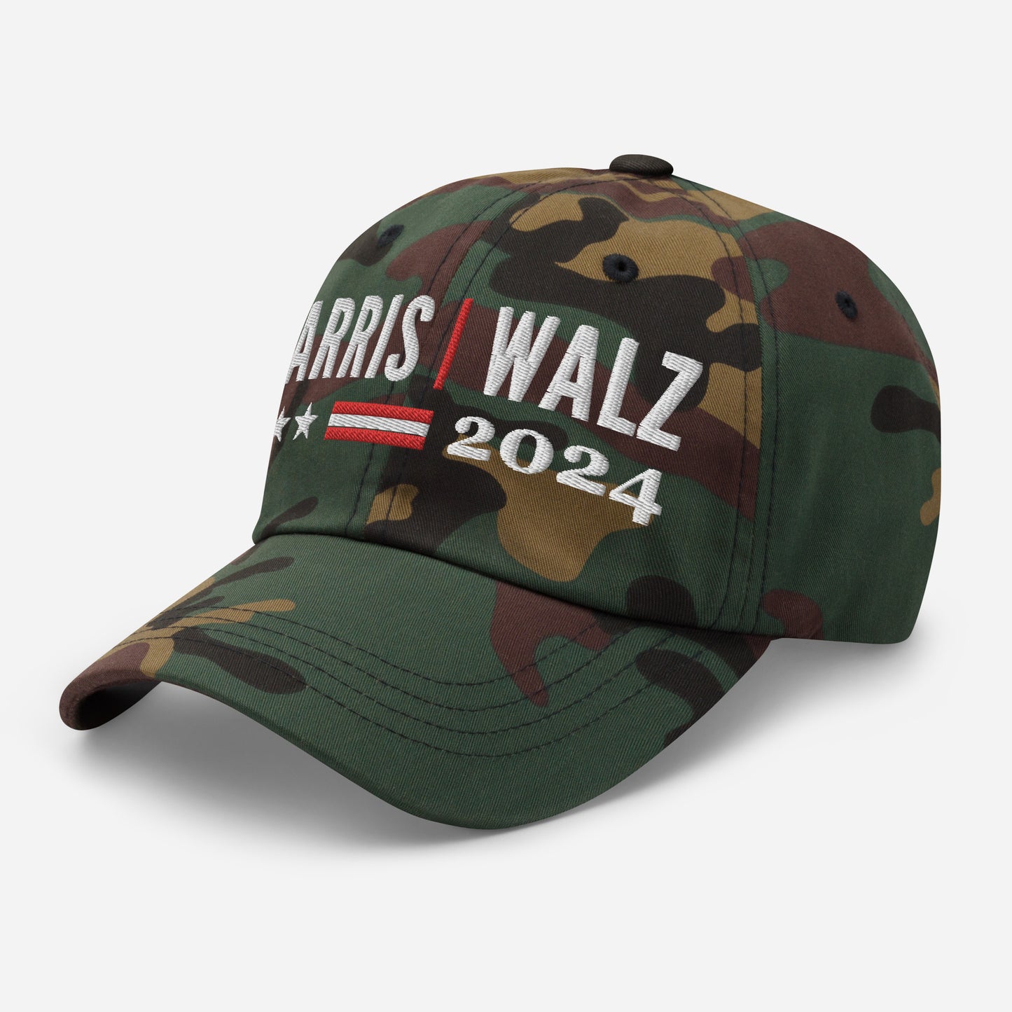 Harris Walz Hat, Camoflauge Hat, Camo Cap, Harris Walz Cap, Harris Walz Cap, Baseball Cap, Embroidery, Embroidered Baseball Cap