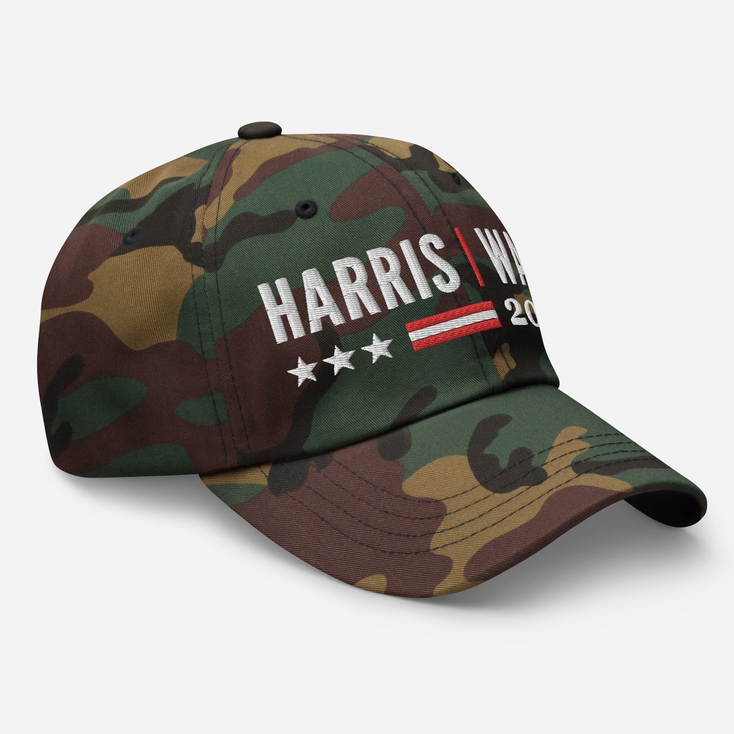 Harris Walz Hat, Camoflauge Hat, Camo Cap, Harris Walz Cap, Harris Walz Cap, Baseball Cap, Embroidery, Embroidered Baseball Cap