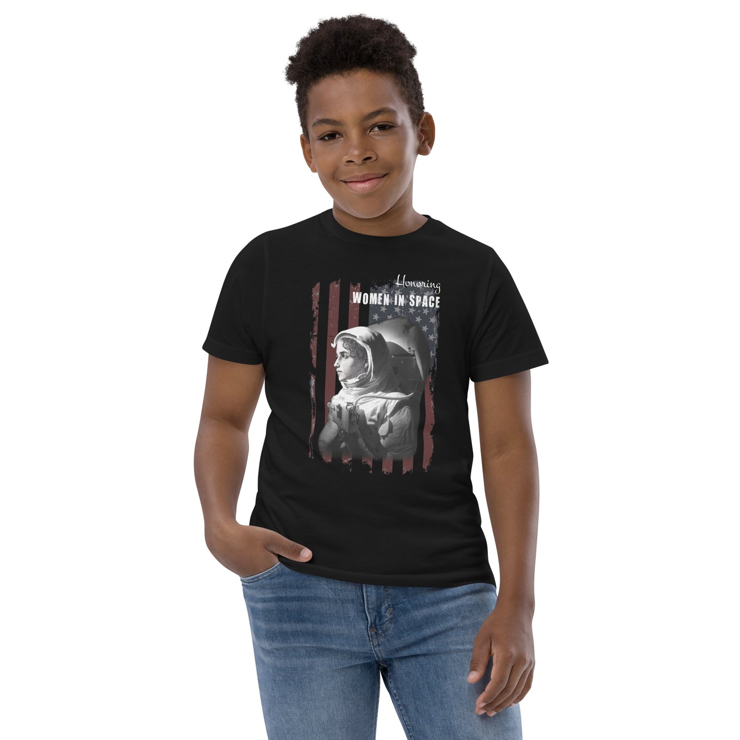 Honoring Women in Space - Youth Astronauts Short Sleeve Unisex T-Shirt