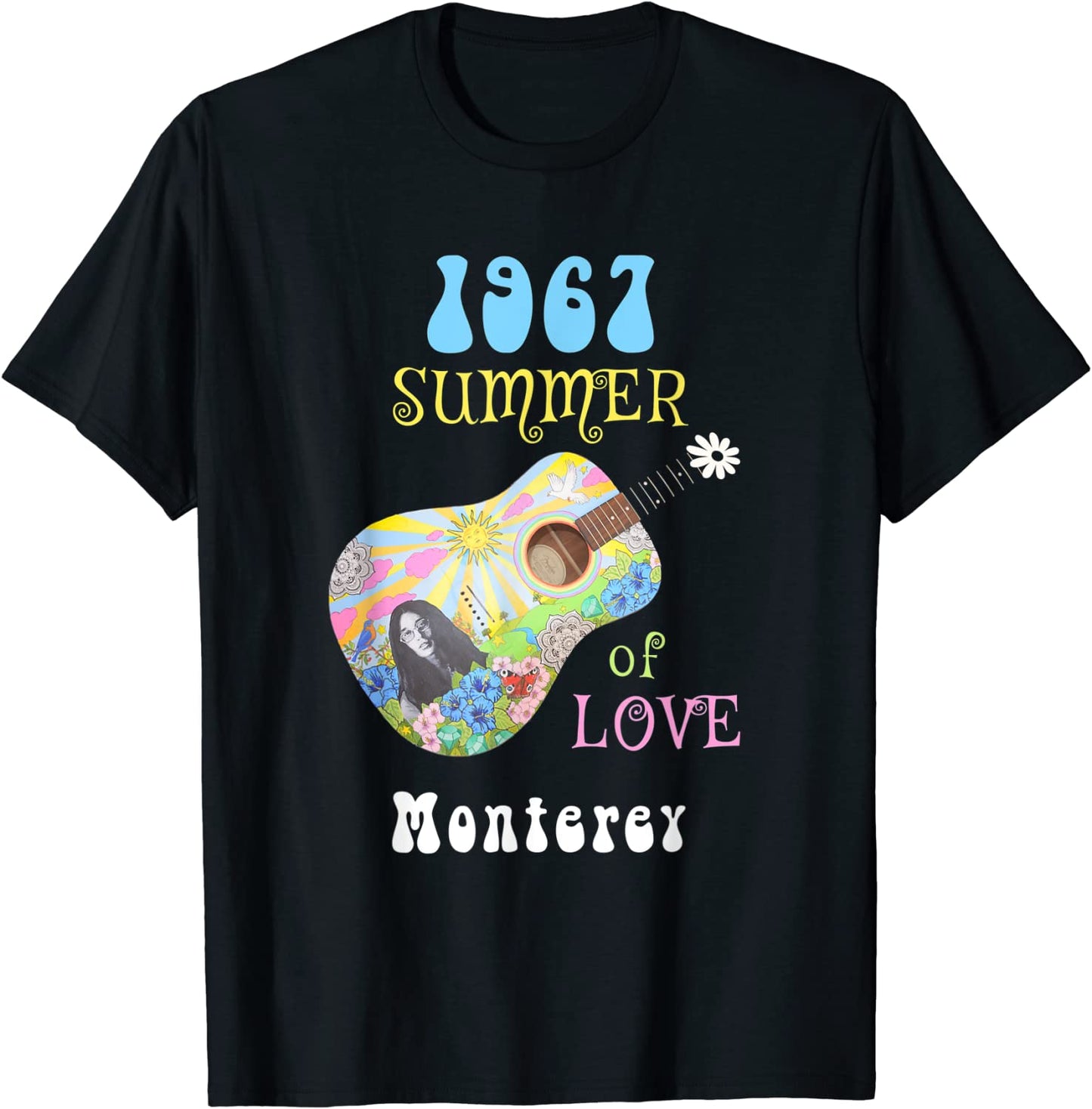 1967 Summer of Love Monterey Hippie Unisex Softstyle T-Shirt