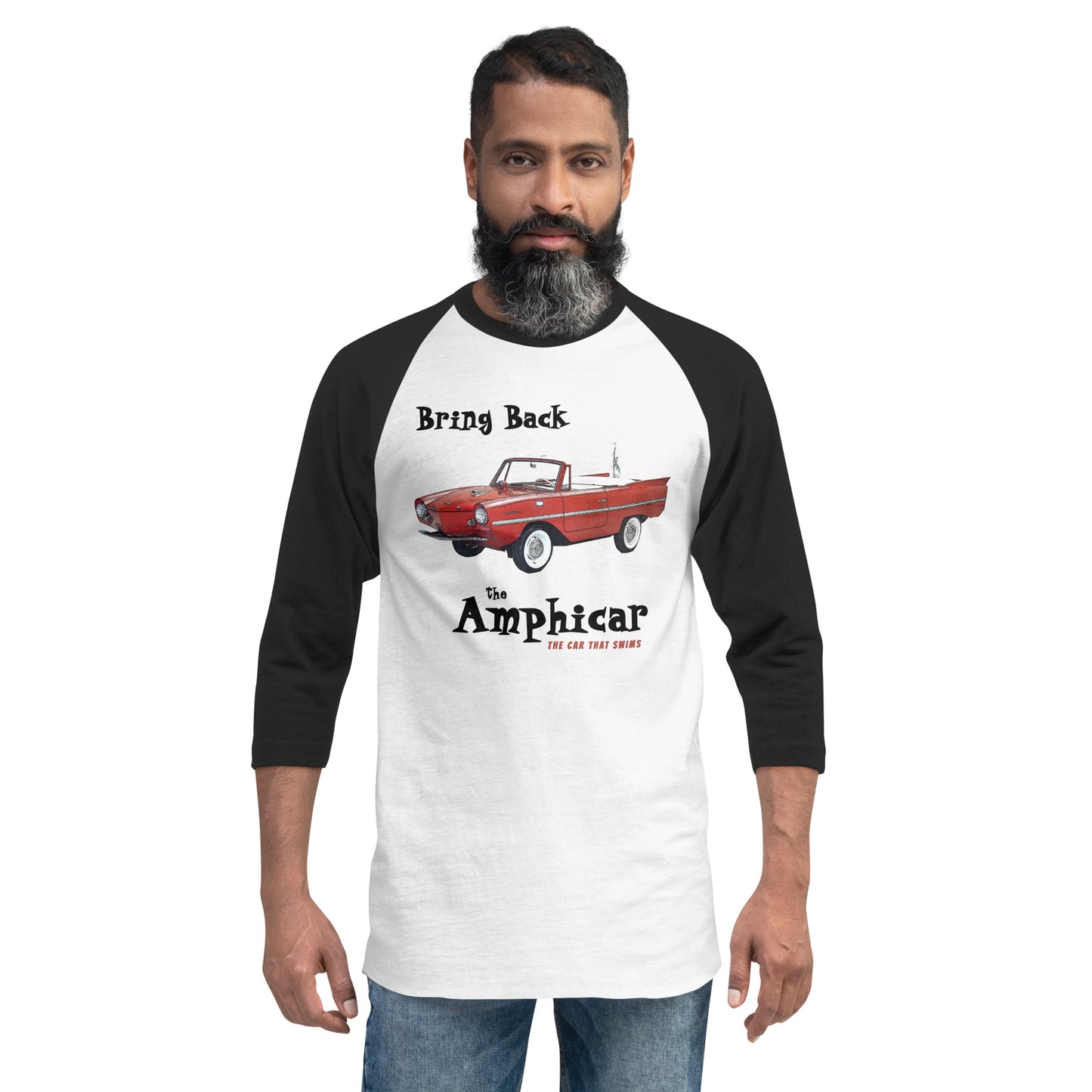 Bring Back the Amphicar - the Car that Swims 3/4 sleeve raglan shirt