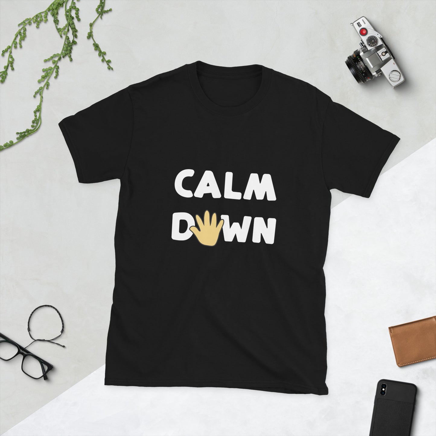 Calm Down Calming Hand, You Need to Calm Down Short-Sleeve Unisex T-Shirt