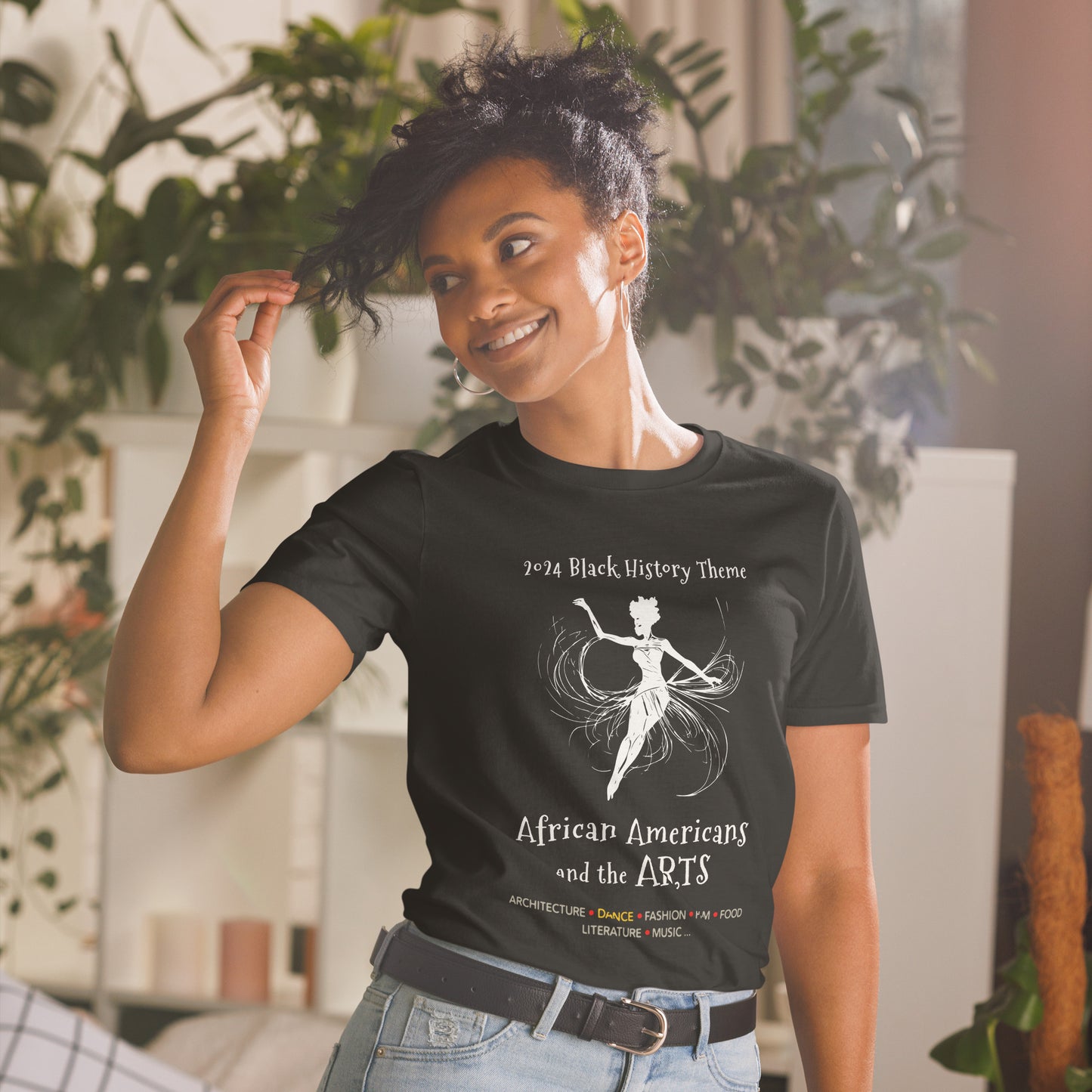 2024 Black History: African Americans and the Arts - Dance Unisex T-Shirt