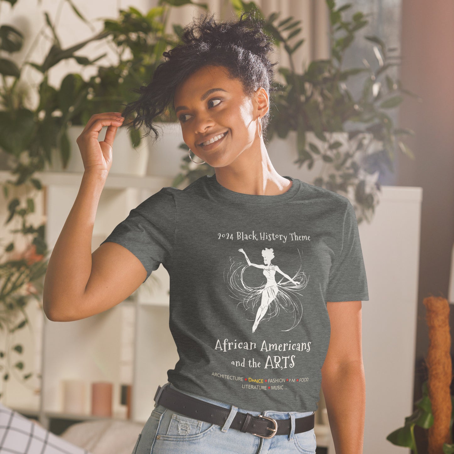 2024 Black History: African Americans and the Arts - Dance Unisex T-Shirt