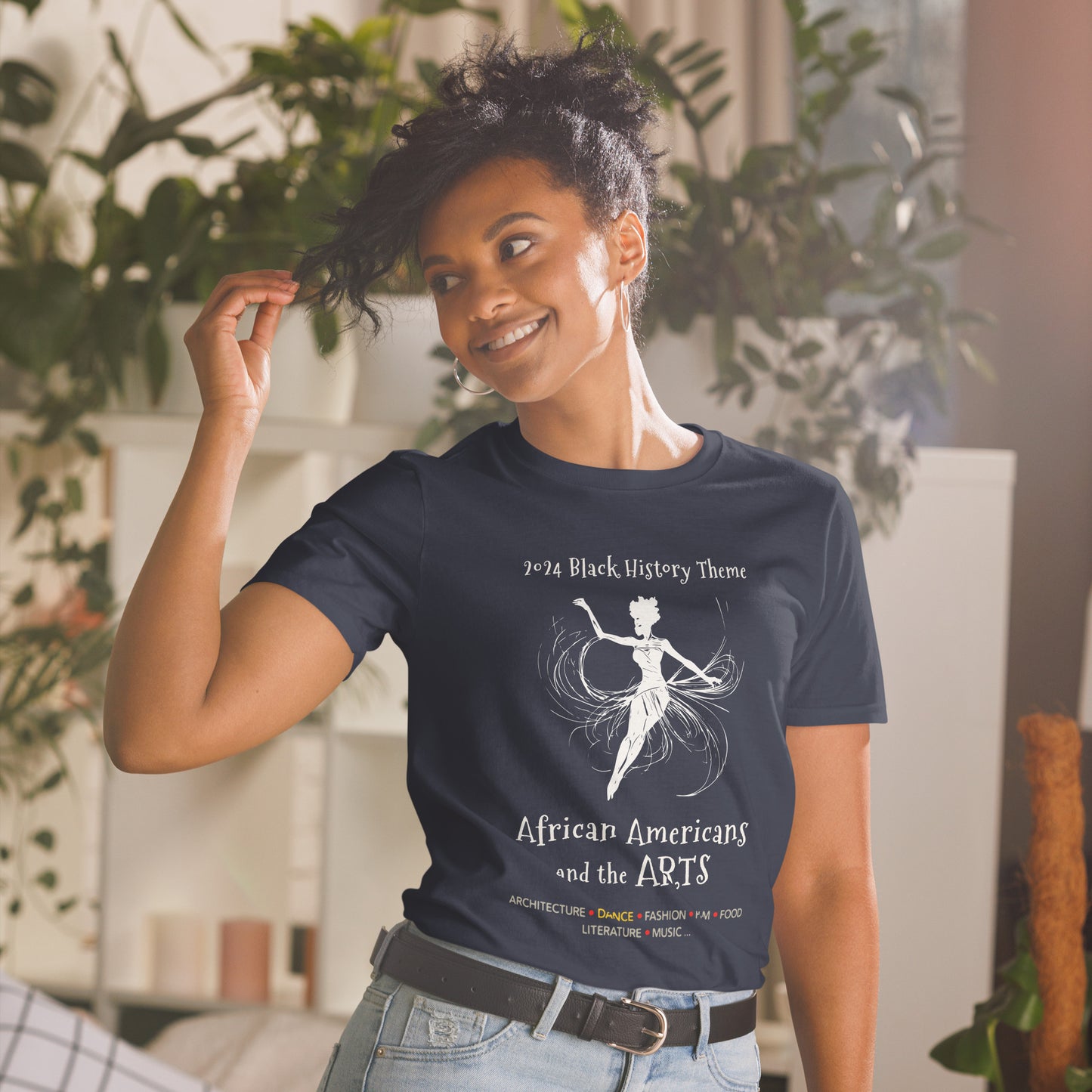 2024 Black History: African Americans and the Arts - Dance Unisex T-Shirt