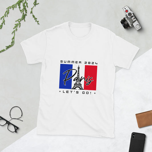 Paris France Summer '24 Lets Go Travel Unisex T-Shirt