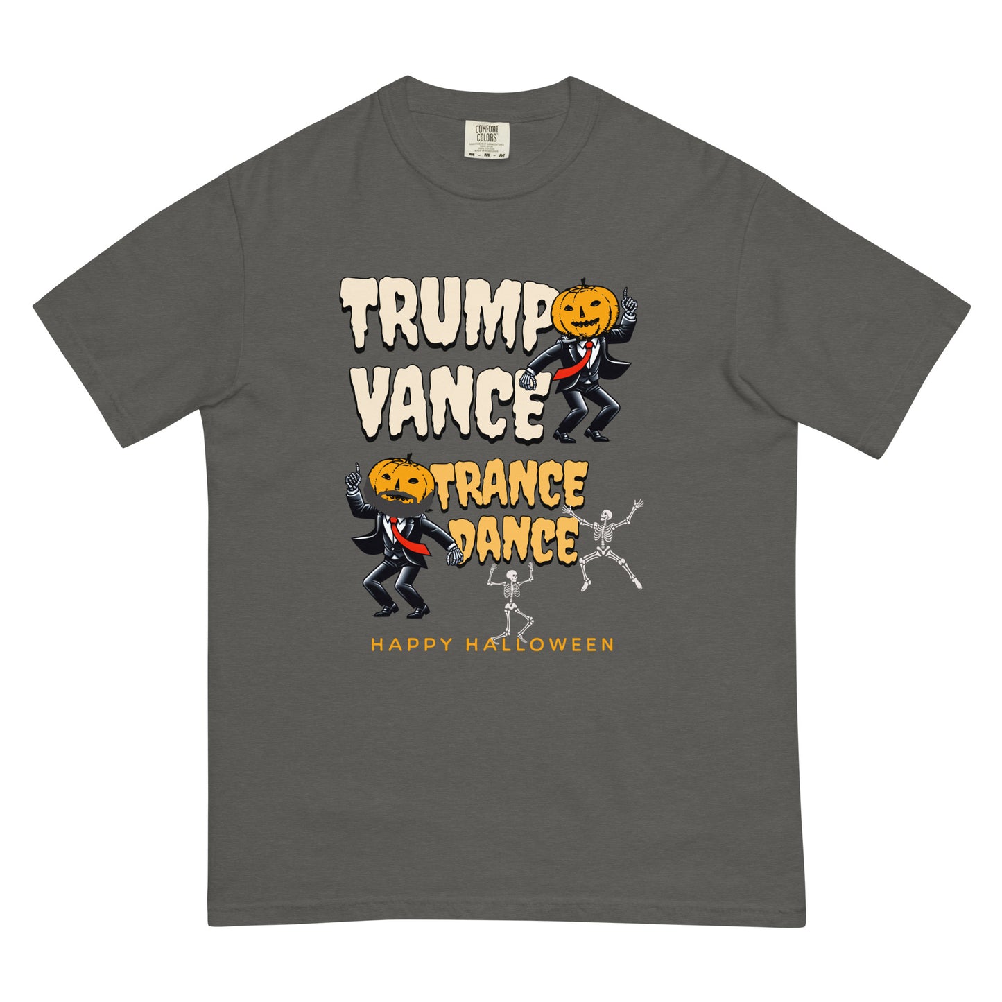 Dancing Skeleton, Trump Vance Halloween, Pumpkin Shirt, Trump Vance 2024, Trance Dance, Trumpkin Shirt, Comfort Colors T-shirt