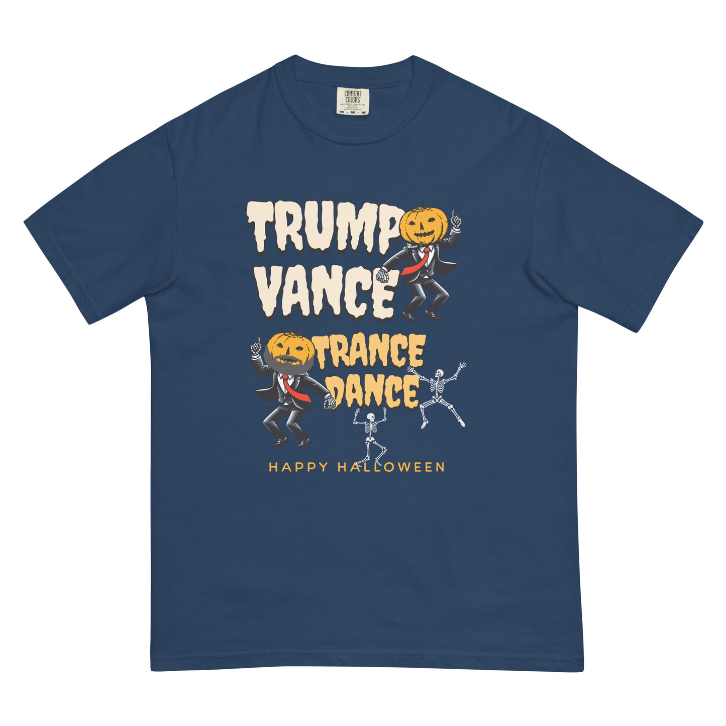 Dancing Skeleton, Trump Vance Halloween, Pumpkin Shirt, Trump Vance 2024, Trance Dance, Trumpkin Shirt, Comfort Colors T-shirt