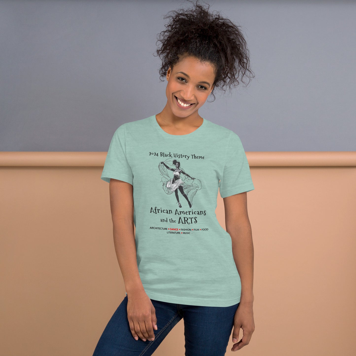 2024 Black History: African Americans and the Arts - Dance Unisex t-shirt