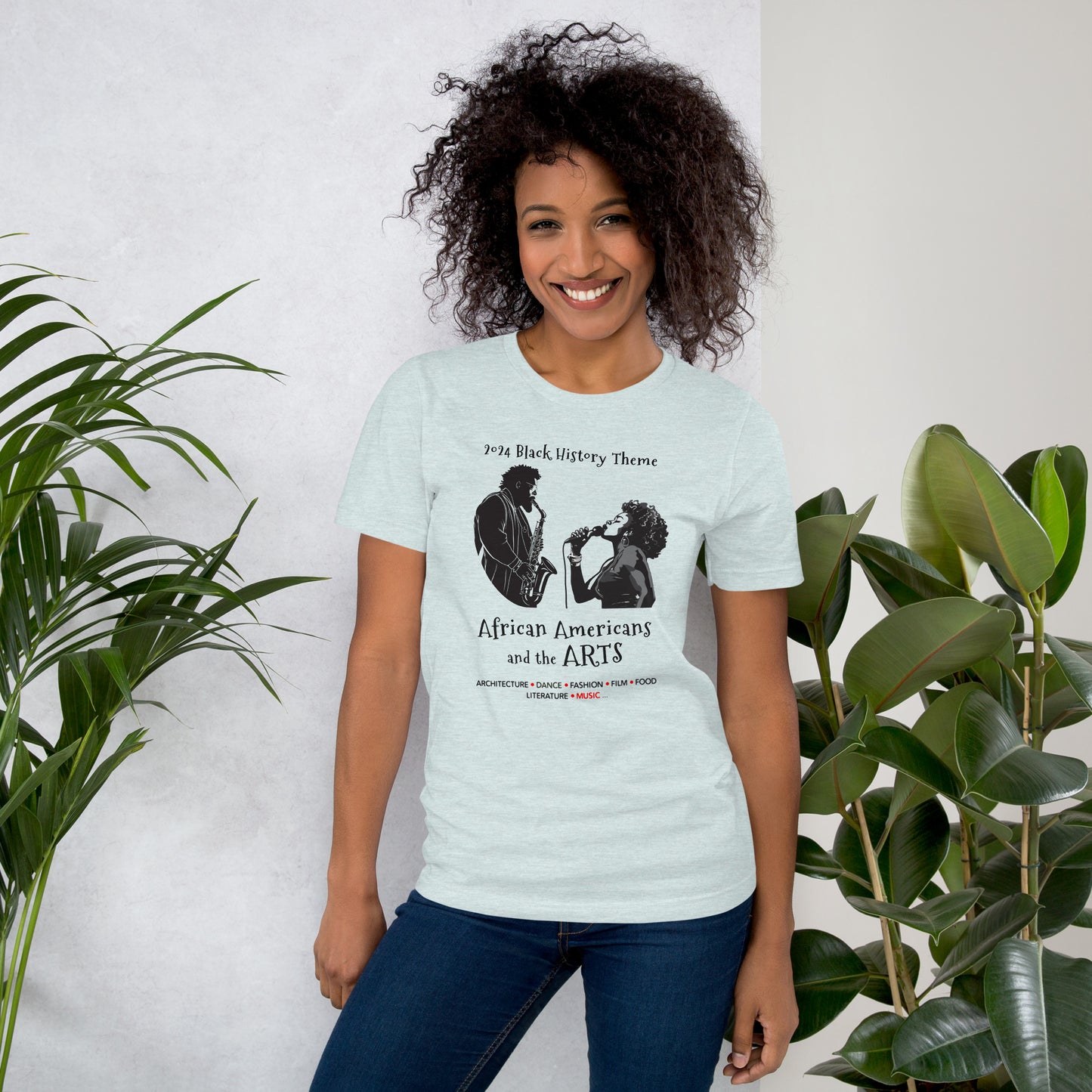 2024 Black History: African Americans and the Arts - Music Unisex t-shirt