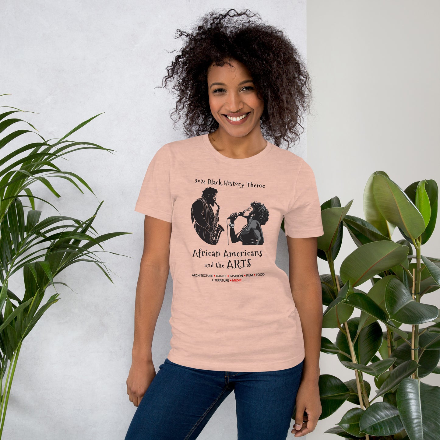 2024 Black History: African Americans and the Arts - Music Unisex t-shirt