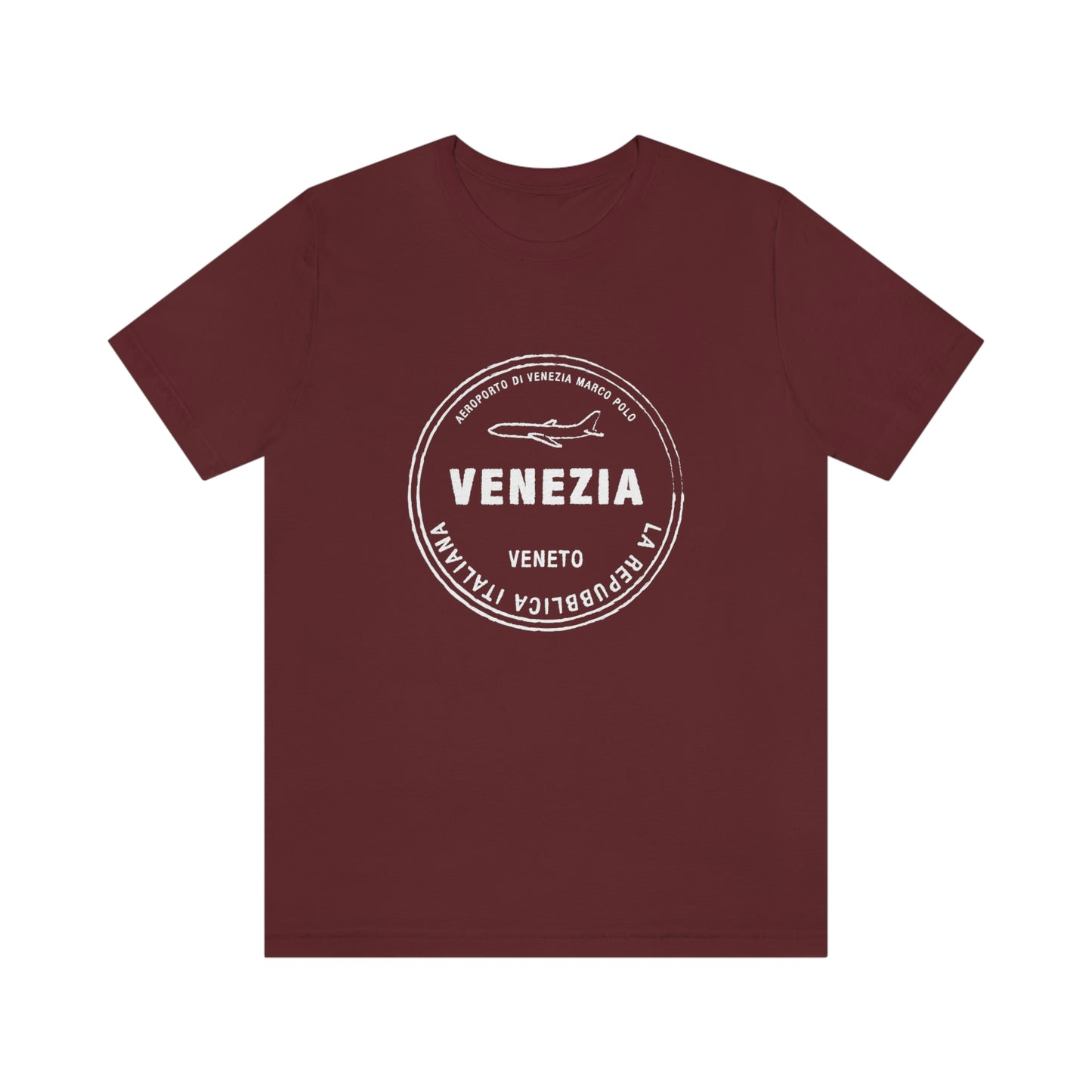 Venice Italy Passport Stamp Holiday Travel Souvenir Unisex T-shirt